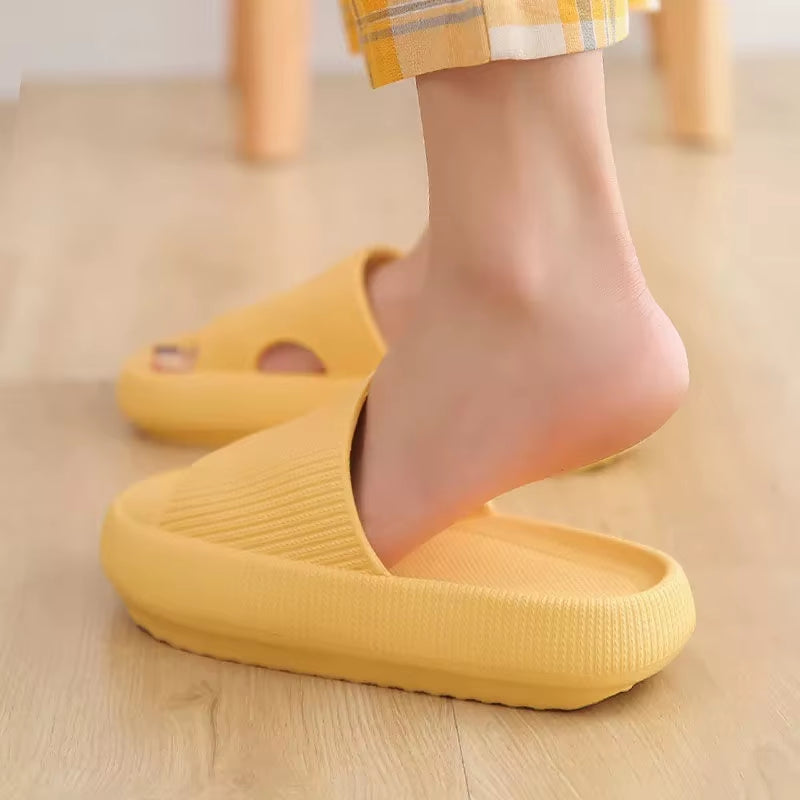Step into Comfort and Style with Our Cloud Slippers - Fashionable EVA Indoor Slides for Women, Perfect for Summer!