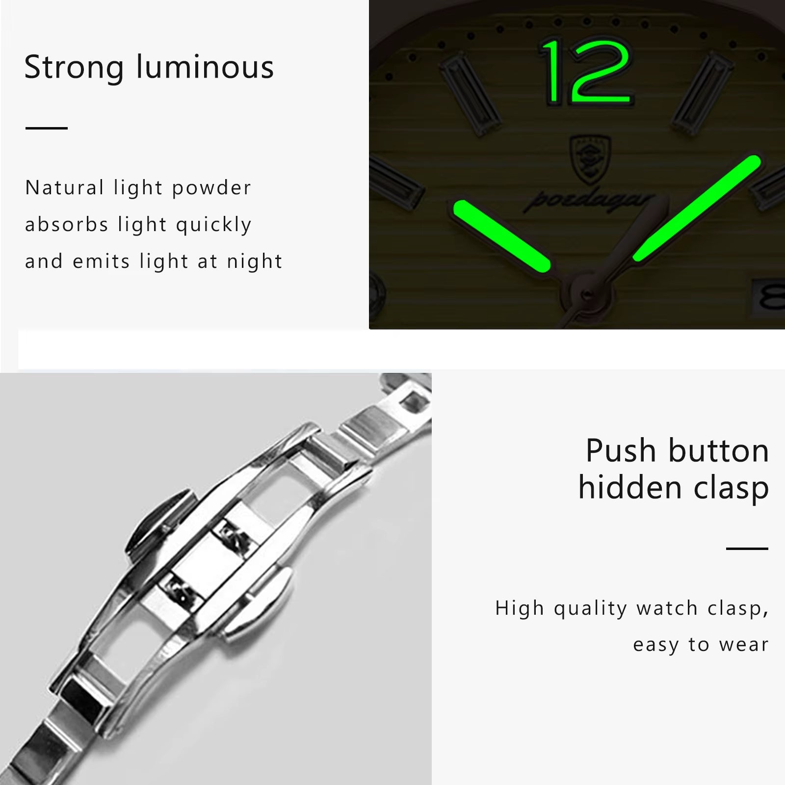 Luxury Square Watch for Woman Luminous Waterproof Date Ladies Watch Elegant Women'S Quartz Watches Simple Female Clock