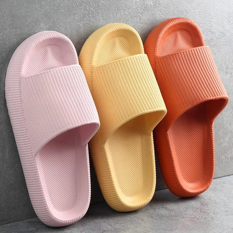 Step into Comfort and Style with Our Cloud Slippers - Fashionable EVA Indoor Slides for Women, Perfect for Summer!
