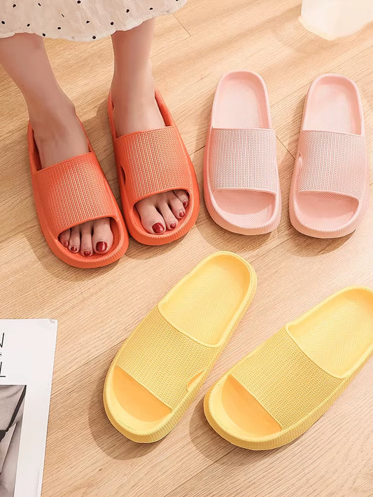 Step into Comfort and Style with Our Cloud Slippers - Fashionable EVA Indoor Slides for Women, Perfect for Summer!