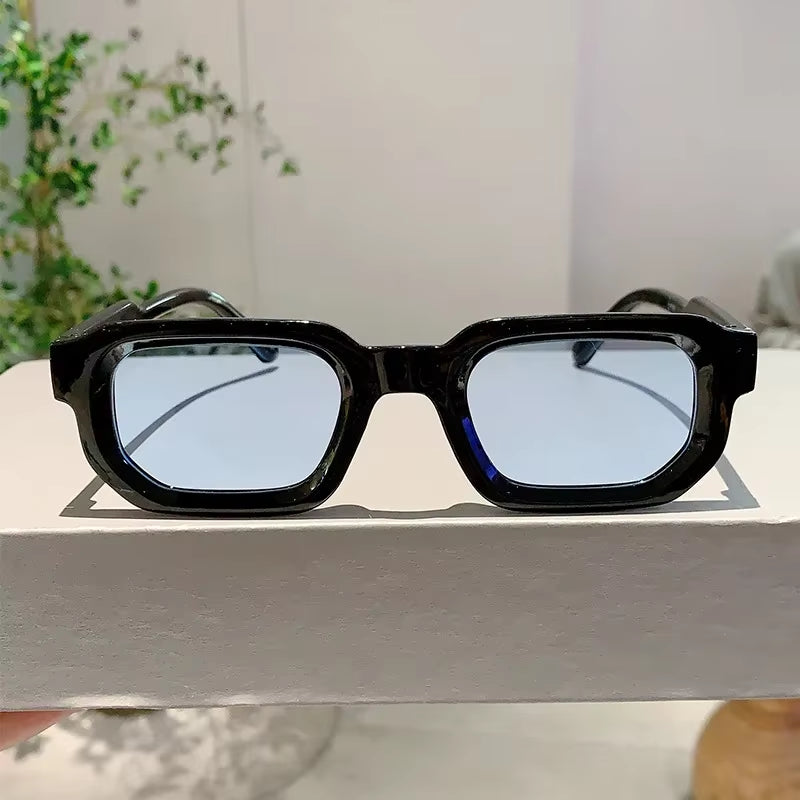 Stylish Retro Rectangle Frame Sunglasses for Men & Women - UV400 Luxury Eyewear
