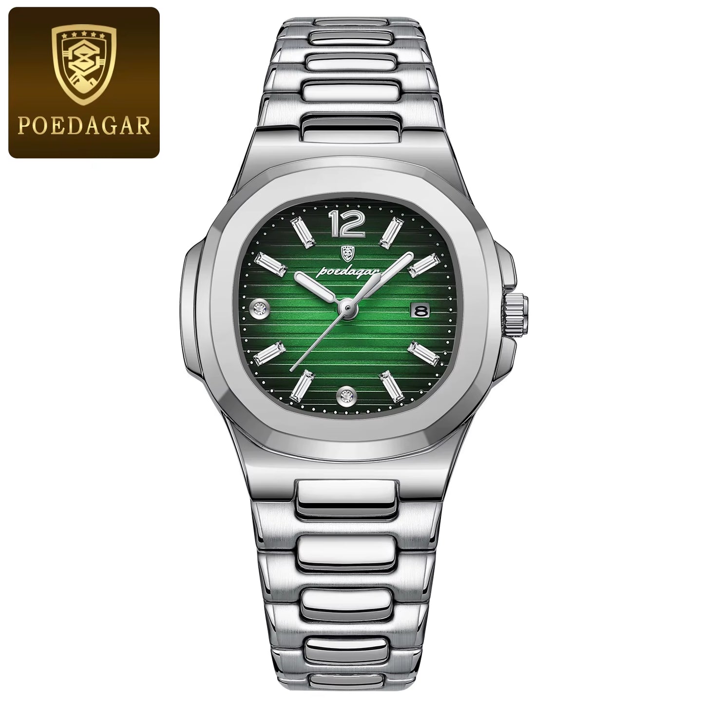Luxury Square Watch for Woman Luminous Waterproof Date Ladies Watch Elegant Women'S Quartz Watches Simple Female Clock