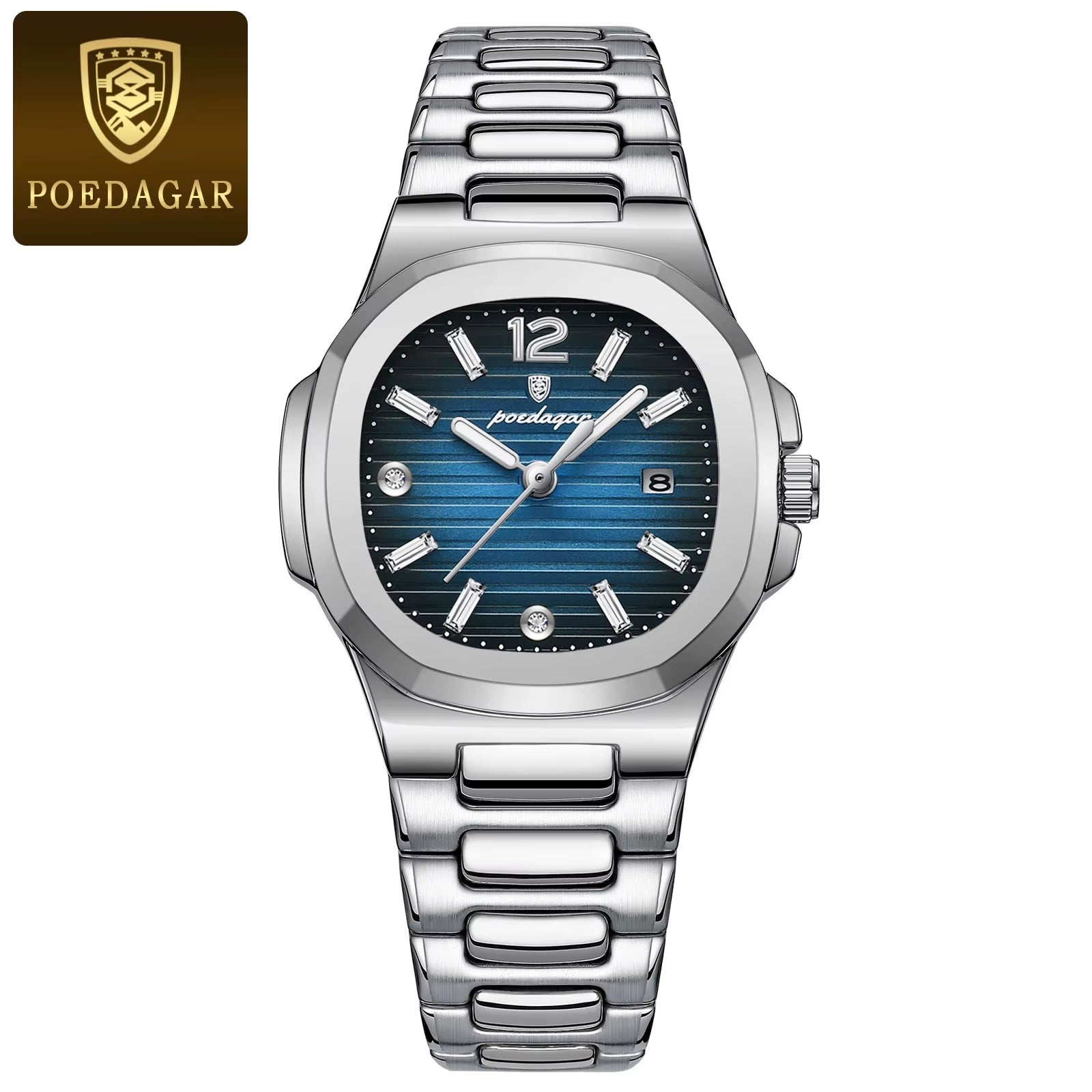 Luxury Square Watch for Woman Luminous Waterproof Date Ladies Watch Elegant Women'S Quartz Watches Simple Female Clock