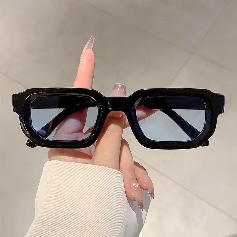 Stylish Retro Rectangle Frame Sunglasses for Men & Women - UV400 Luxury Eyewear