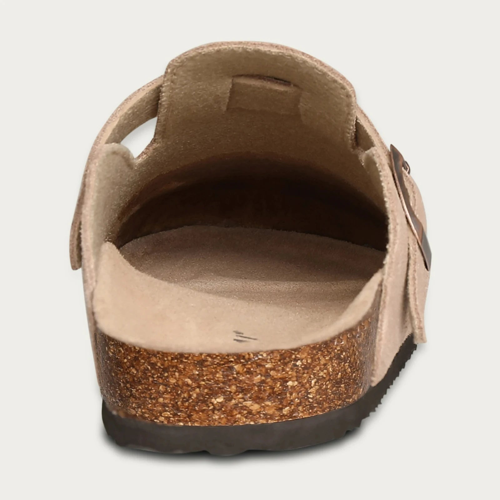 Stylish Cork Suede Mules Slippers for Women - Classic Antislip Outdoor Clogs with Arch Support