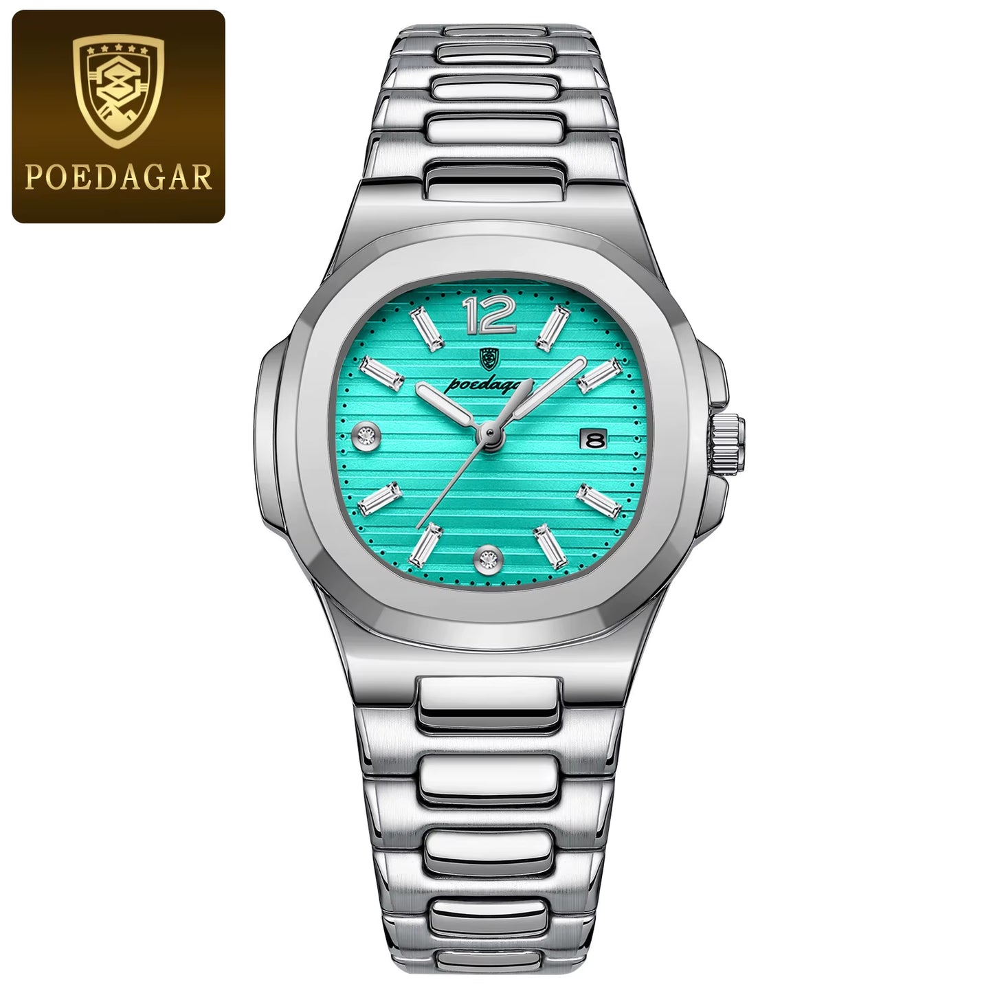 Luxury Square Watch for Woman Luminous Waterproof Date Ladies Watch Elegant Women'S Quartz Watches Simple Female Clock