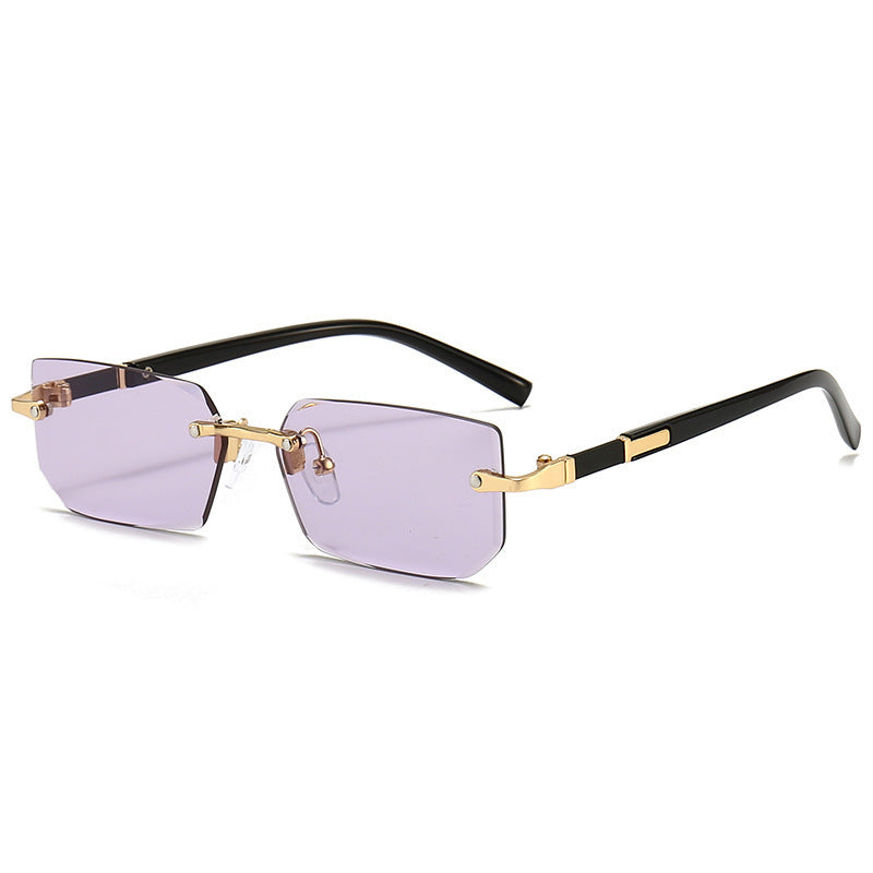 Frameless fashionable sunglasses