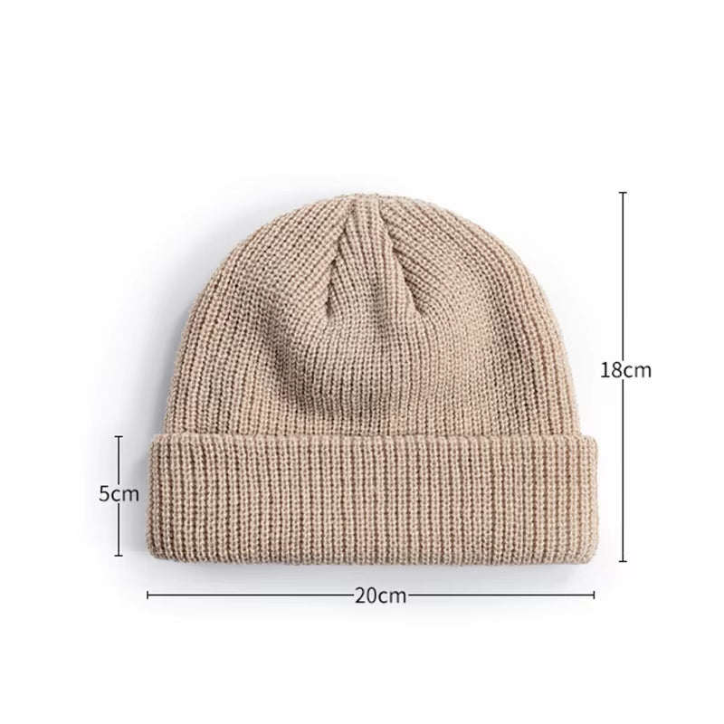 Stay Cozy and Stylish with Our Unisex Knitted Beanie - Perfect for Autumn and Winter Adventures!