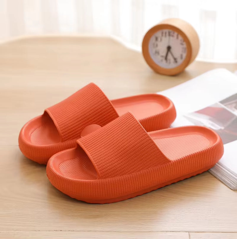 Step into Comfort and Style with Our Cloud Slippers - Fashionable EVA Indoor Slides for Women, Perfect for Summer!