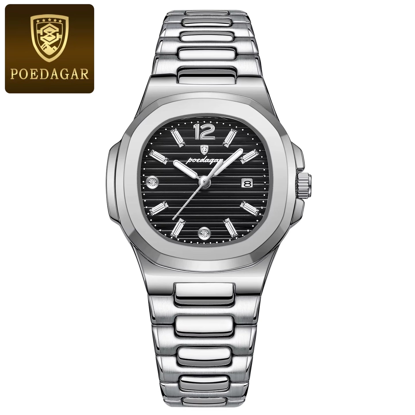 Luxury Square Watch for Woman Luminous Waterproof Date Ladies Watch Elegant Women'S Quartz Watches Simple Female Clock