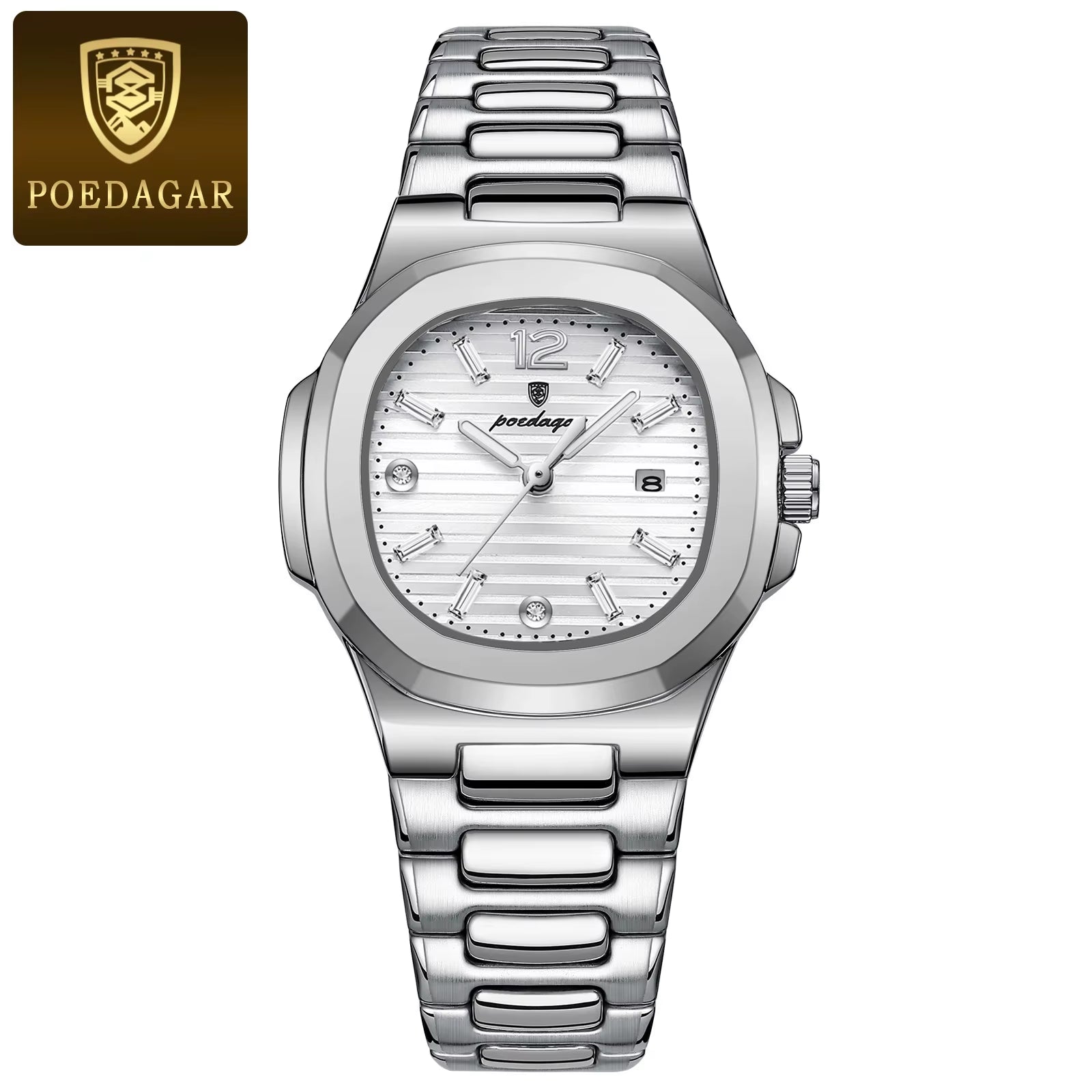 Luxury Square Watch for Woman Luminous Waterproof Date Ladies Watch Elegant Women'S Quartz Watches Simple Female Clock