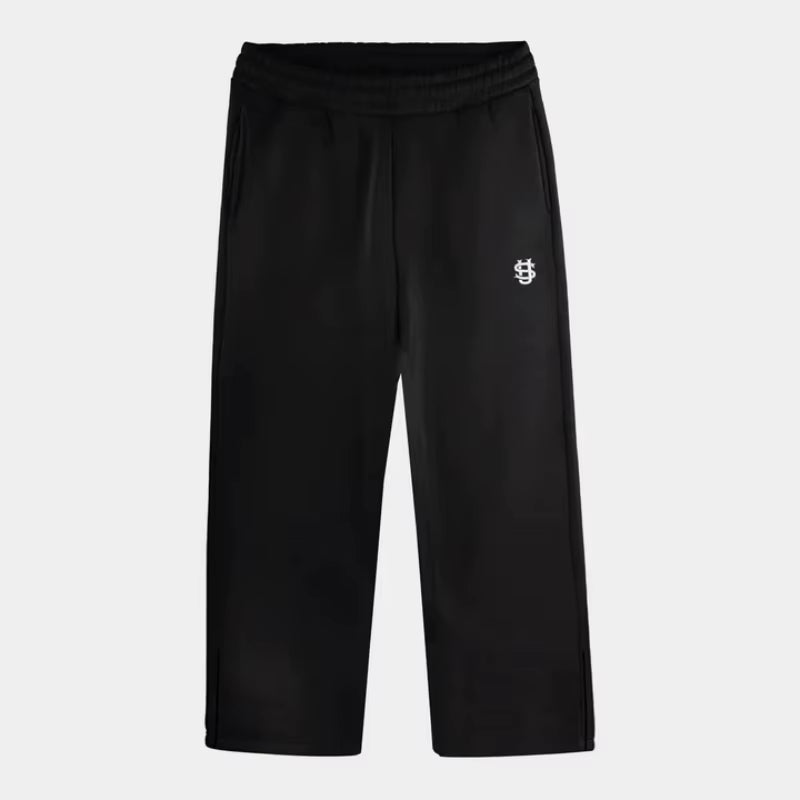 Y2K Men Jogger Loose Su Logo Embroidered Leg Openings Wide Leg Pants Extra Outsize Pockets Fashionable Couple Straight Leg Pants