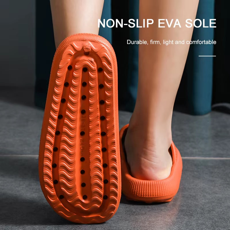 Step into Comfort and Style with Our Cloud Slippers - Fashionable EVA Indoor Slides for Women, Perfect for Summer!